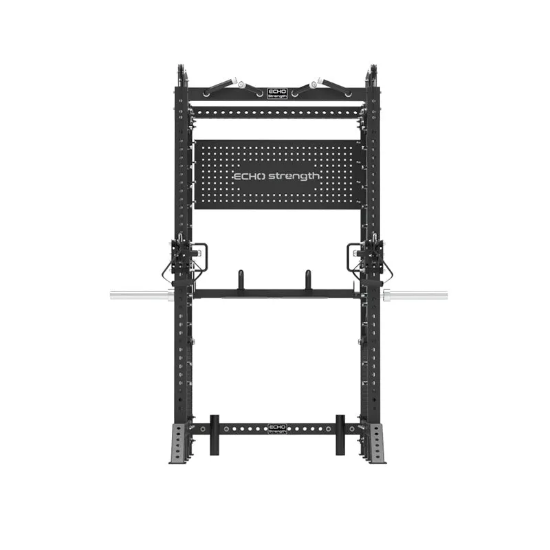 Half Rack and Smith Functional Trainer Combo Machine