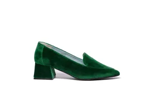 IRIS MOCASSIN VELVET GREEN