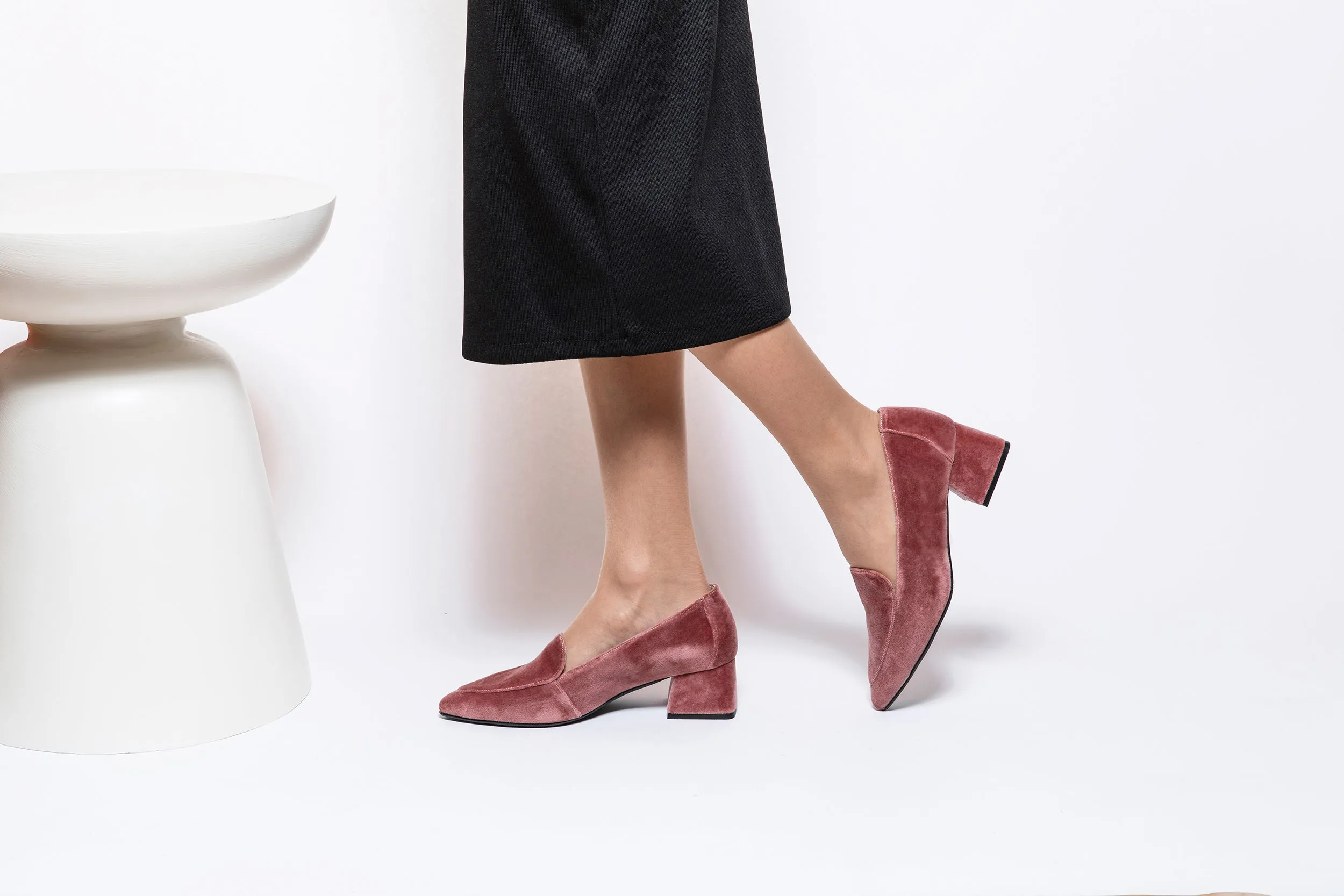 IRIS MOCASSIN VELVET PINK