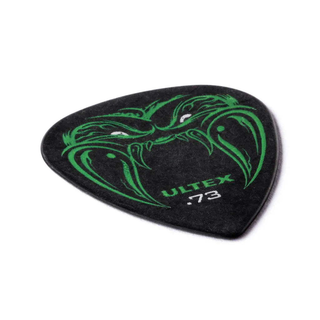 Jim Dunlop PH112P.73 Black Fang Guitar Pick, 6-Picks Player Pack