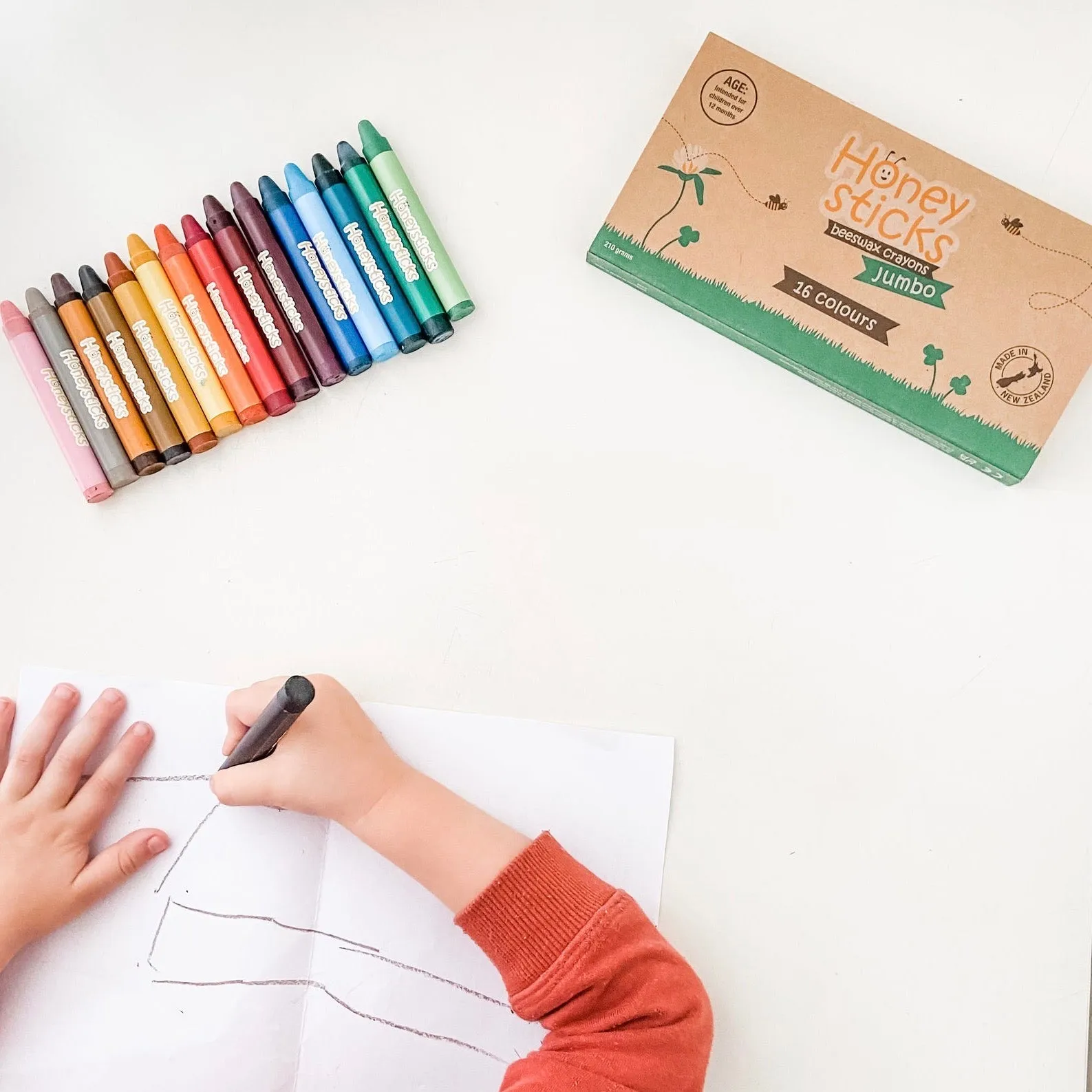 Jumbo Crayons - 12M 