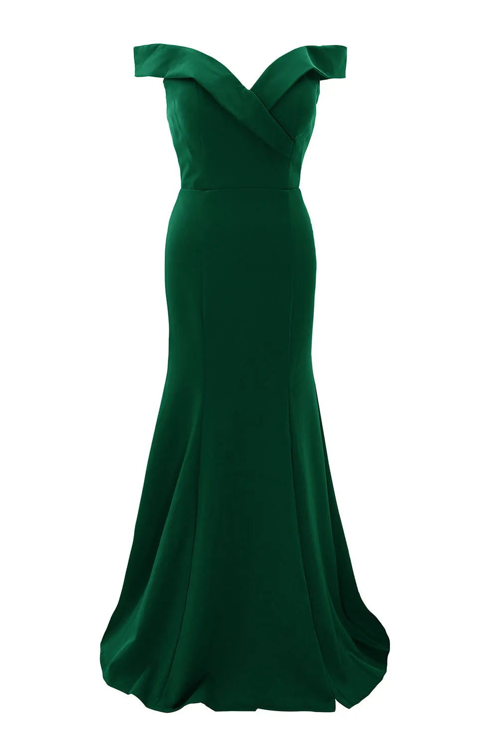 MACloth Long Mermaid Off Shoulder Wedding Party Dresses Women Formal Prom Gown