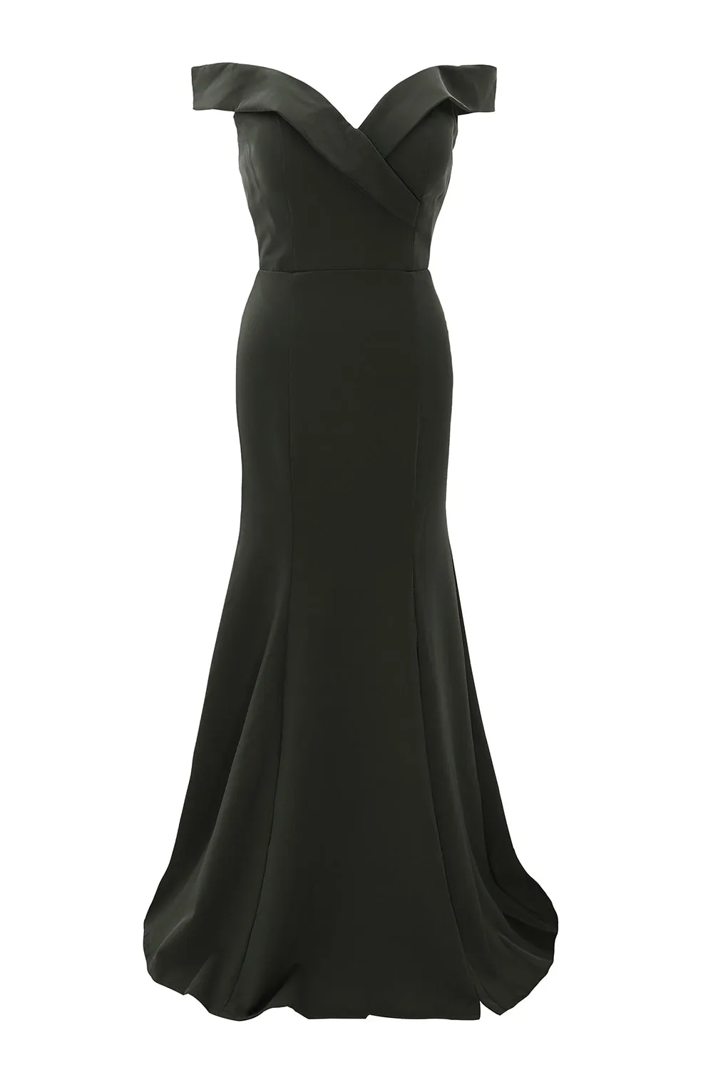 MACloth Long Mermaid Off Shoulder Wedding Party Dresses Women Formal Prom Gown