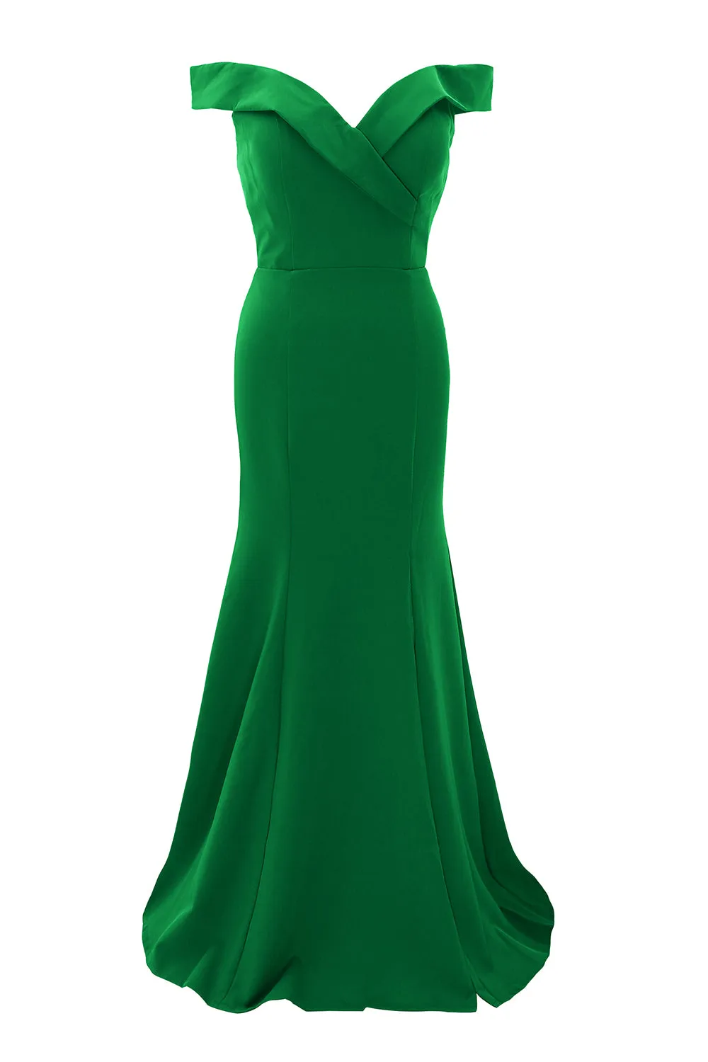 MACloth Long Mermaid Off Shoulder Wedding Party Dresses Women Formal Prom Gown