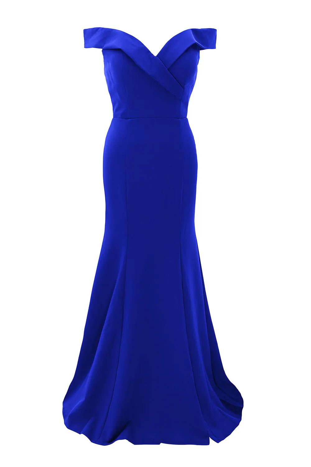 MACloth Long Mermaid Off Shoulder Wedding Party Dresses Women Formal Prom Gown