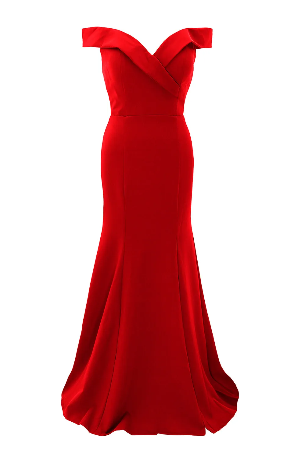 MACloth Long Mermaid Off Shoulder Wedding Party Dresses Women Formal Prom Gown