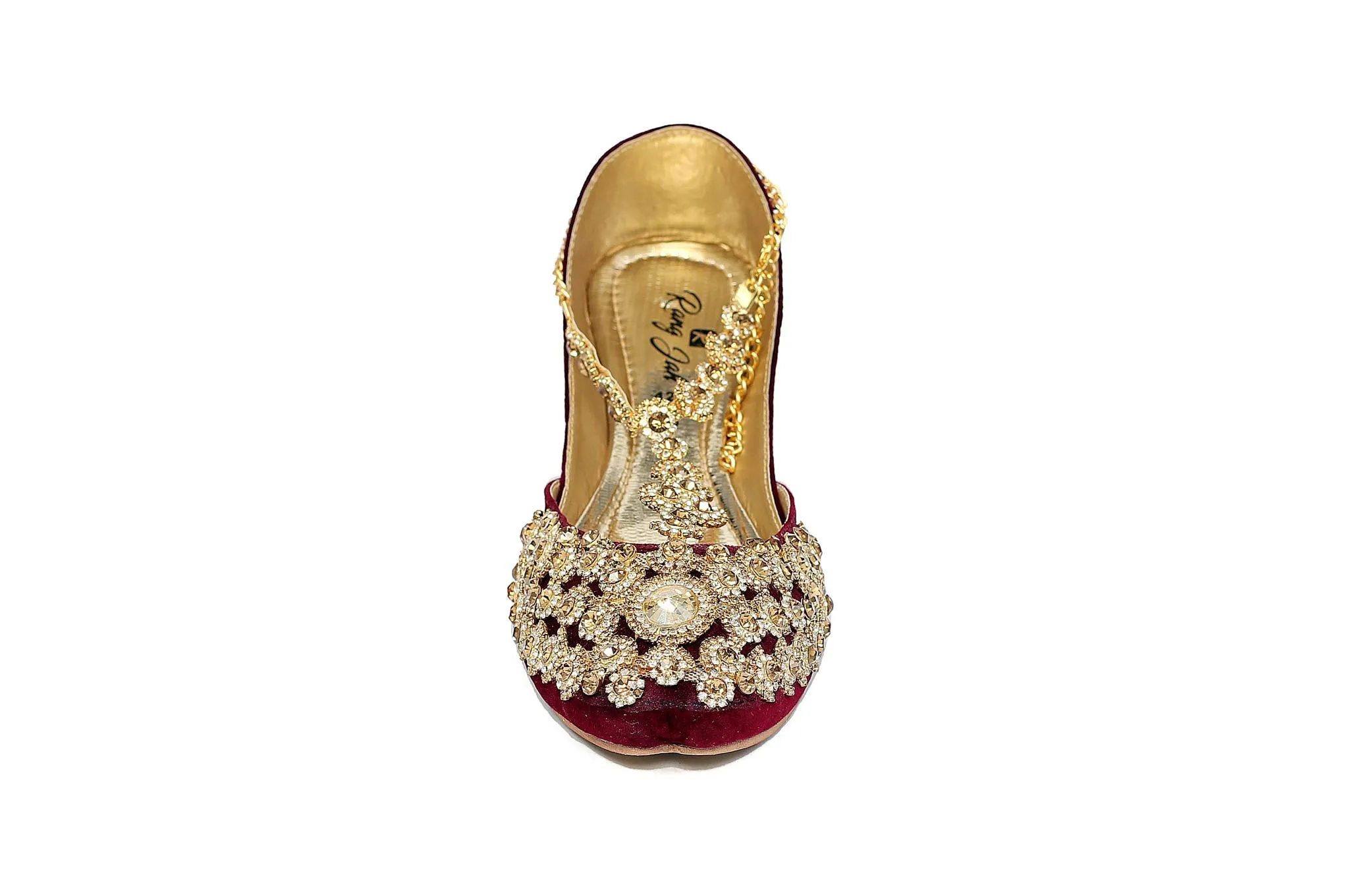 Maroon Color Ethnic Khusa-RS36