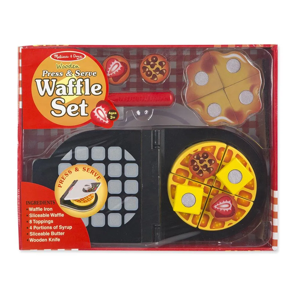 Melissa & Doug Press & Serve Waffle Set