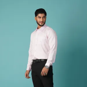 Mens Formal Shirt-Pink