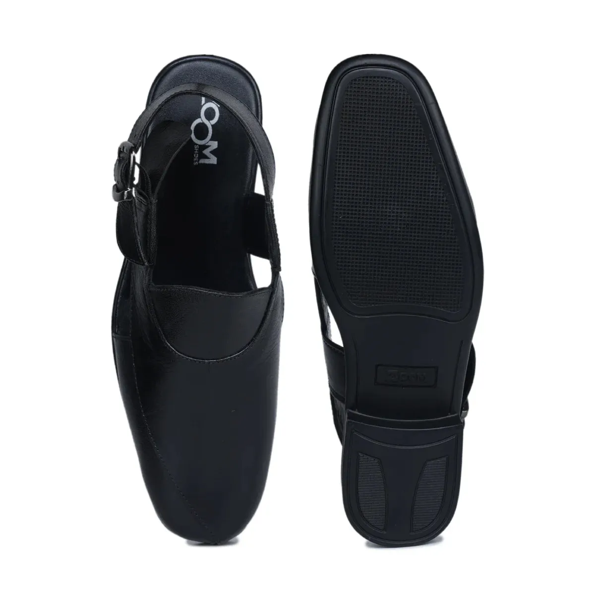 Men’s Slingback Original Leather Loafers Model 9237 – Pointed Toe with Cushioned Insole
