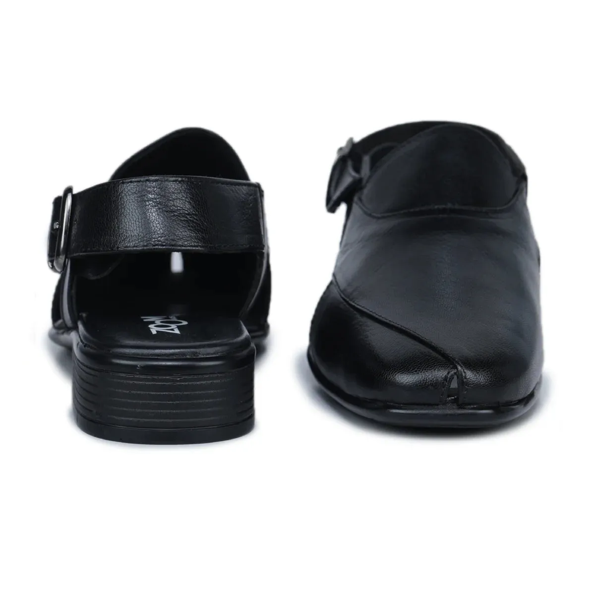 Men’s Slingback Original Leather Loafers Model 9237 – Pointed Toe with Cushioned Insole