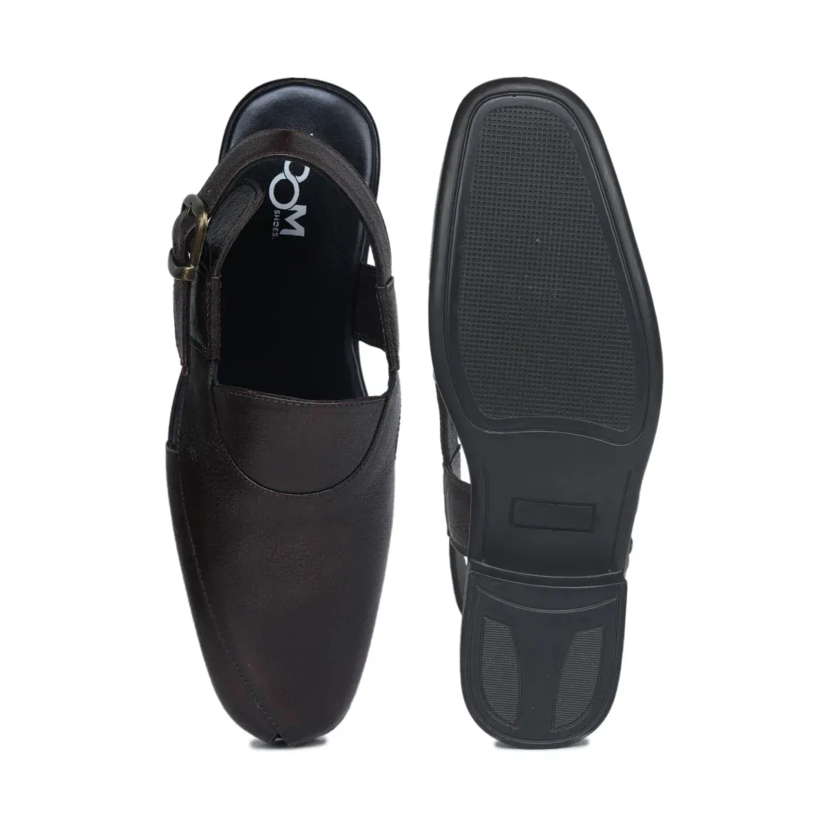 Men’s Slingback Original Leather Loafers Model 9237 – Pointed Toe with Cushioned Insole
