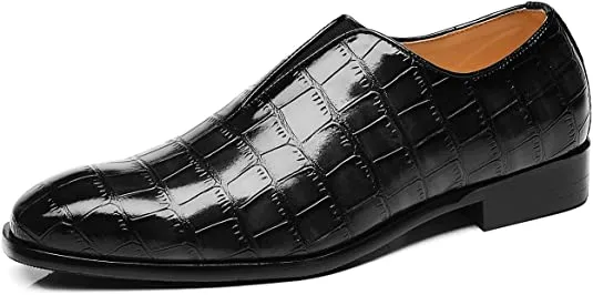 Men's Smoking Loafers Checkered