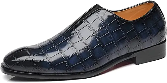 Men's Smoking Loafers Checkered