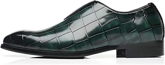 Men's Smoking Loafers Checkered