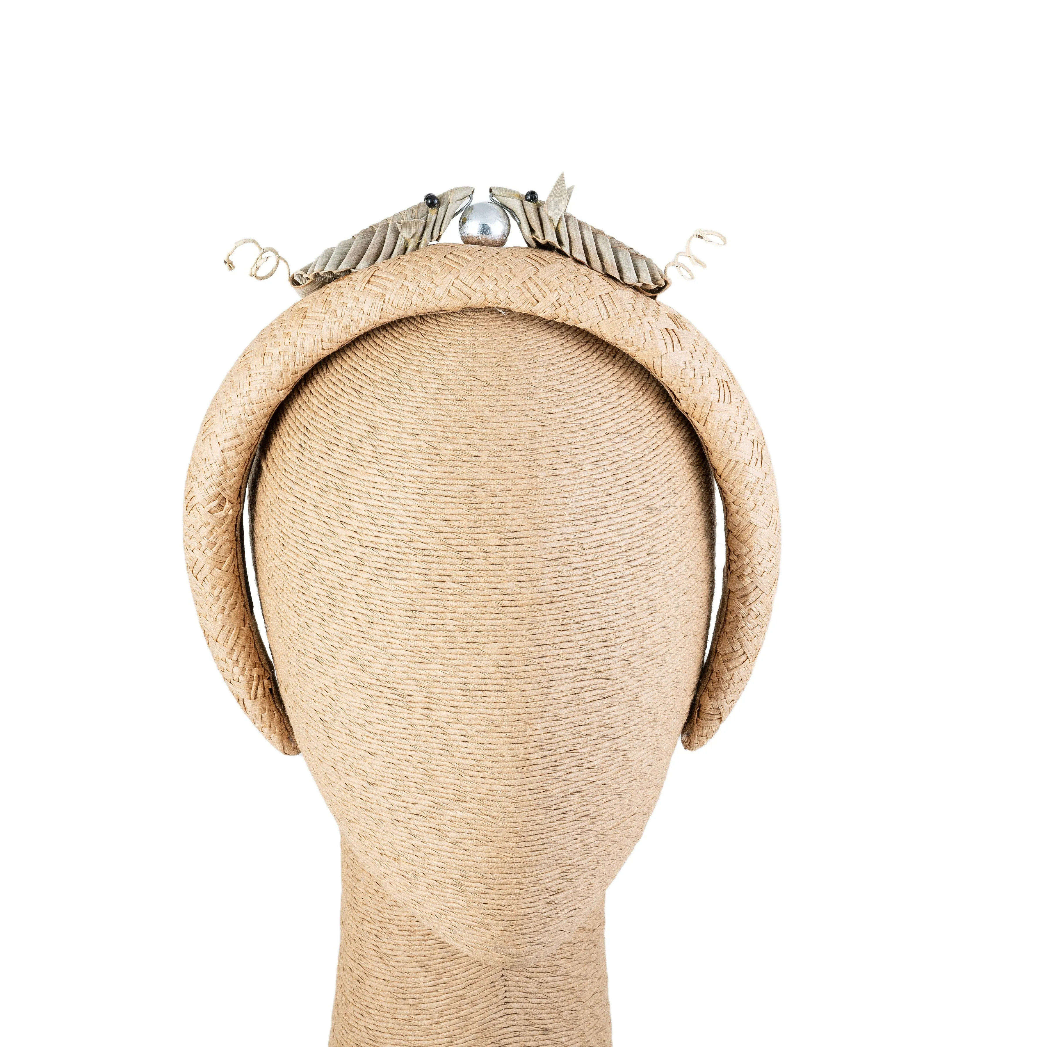 Mice Headband - Natural Straw