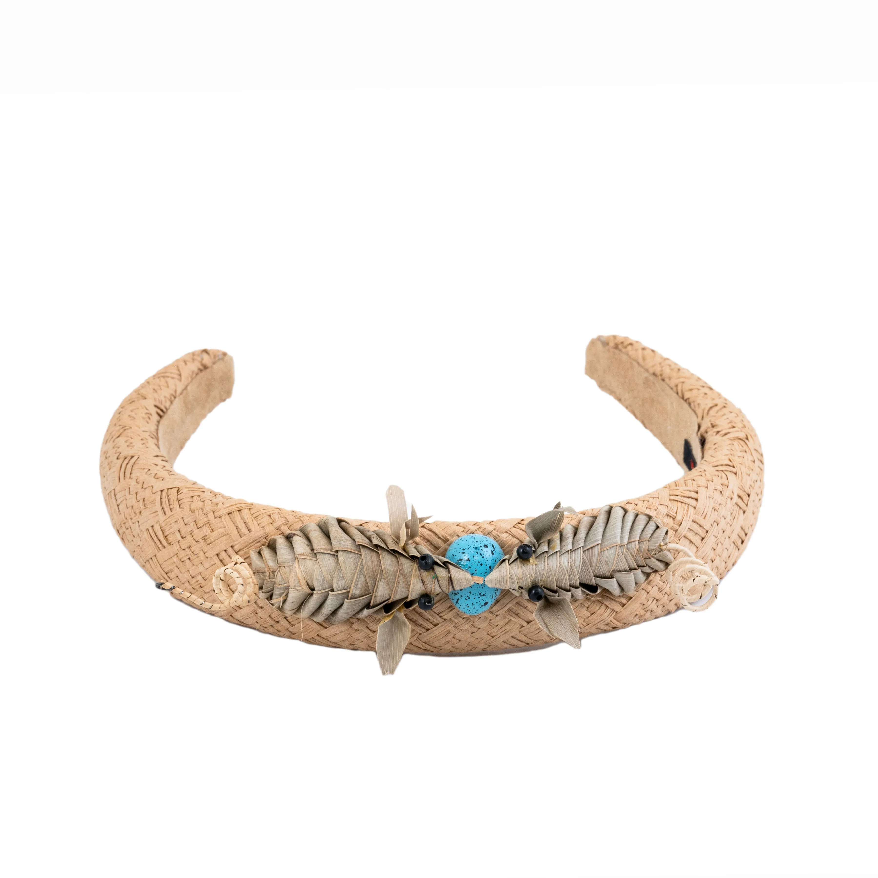 Mice Headband - Natural Straw
