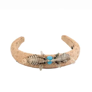 Mice Headband - Natural Straw