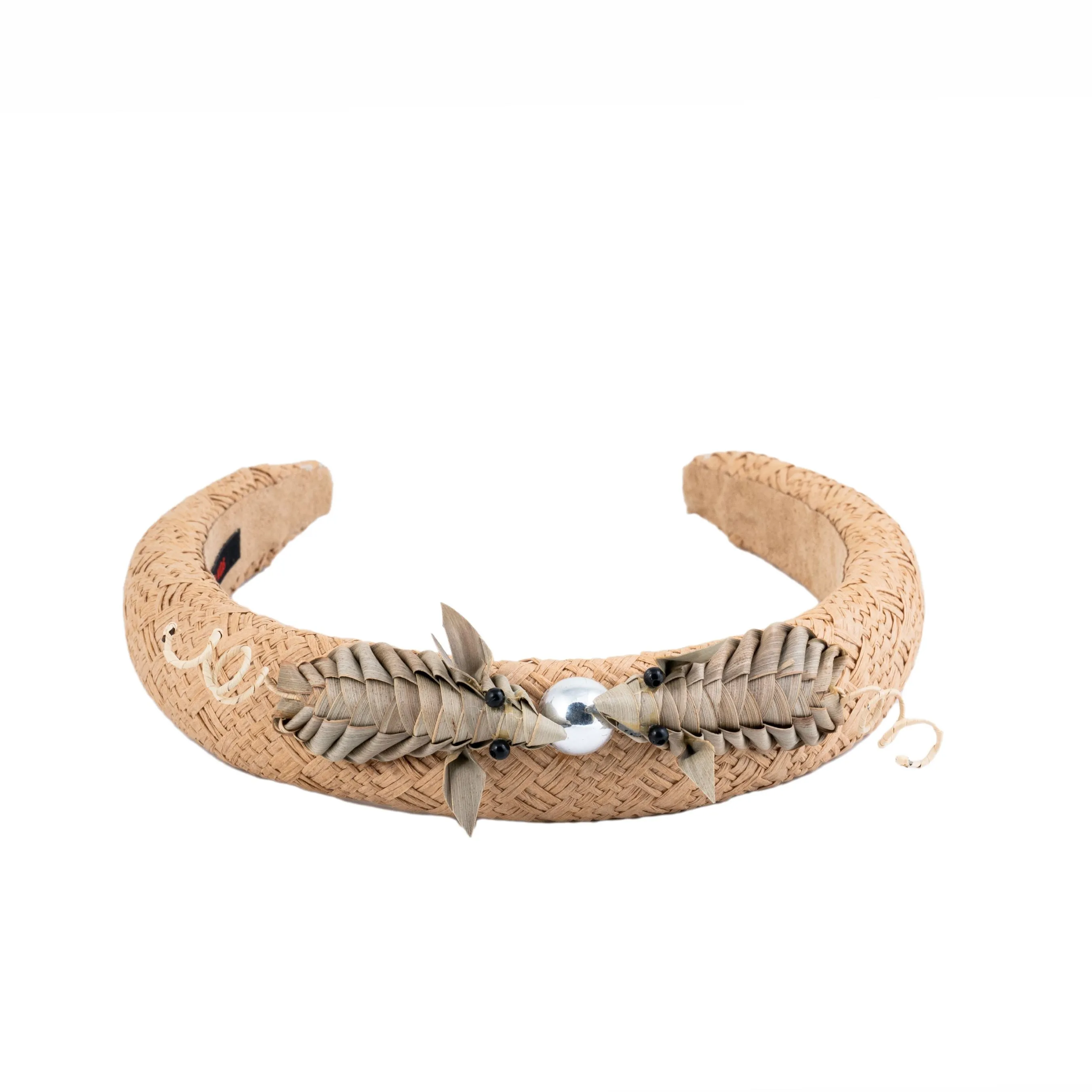 Mice Headband - Natural Straw