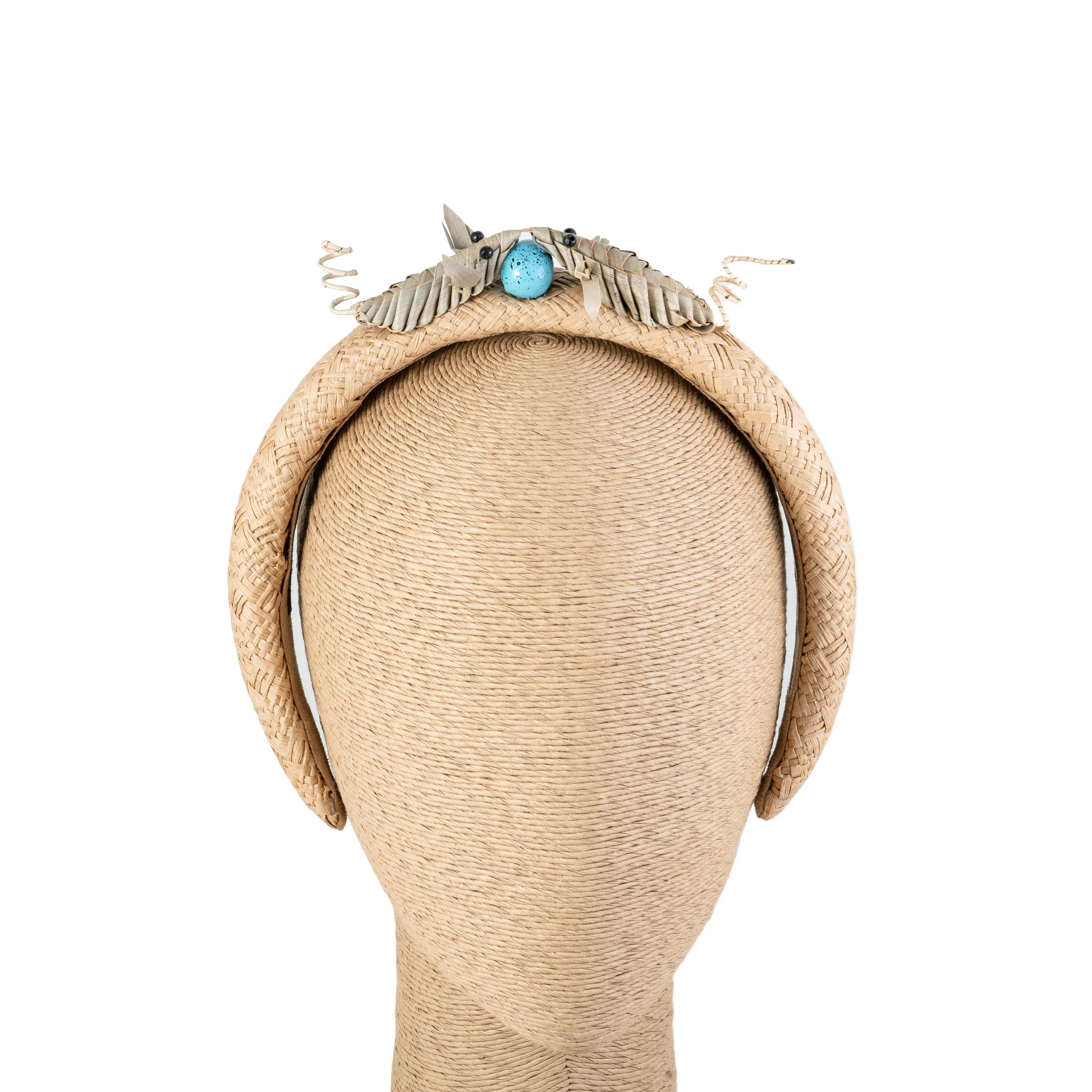 Mice Headband - Natural Straw