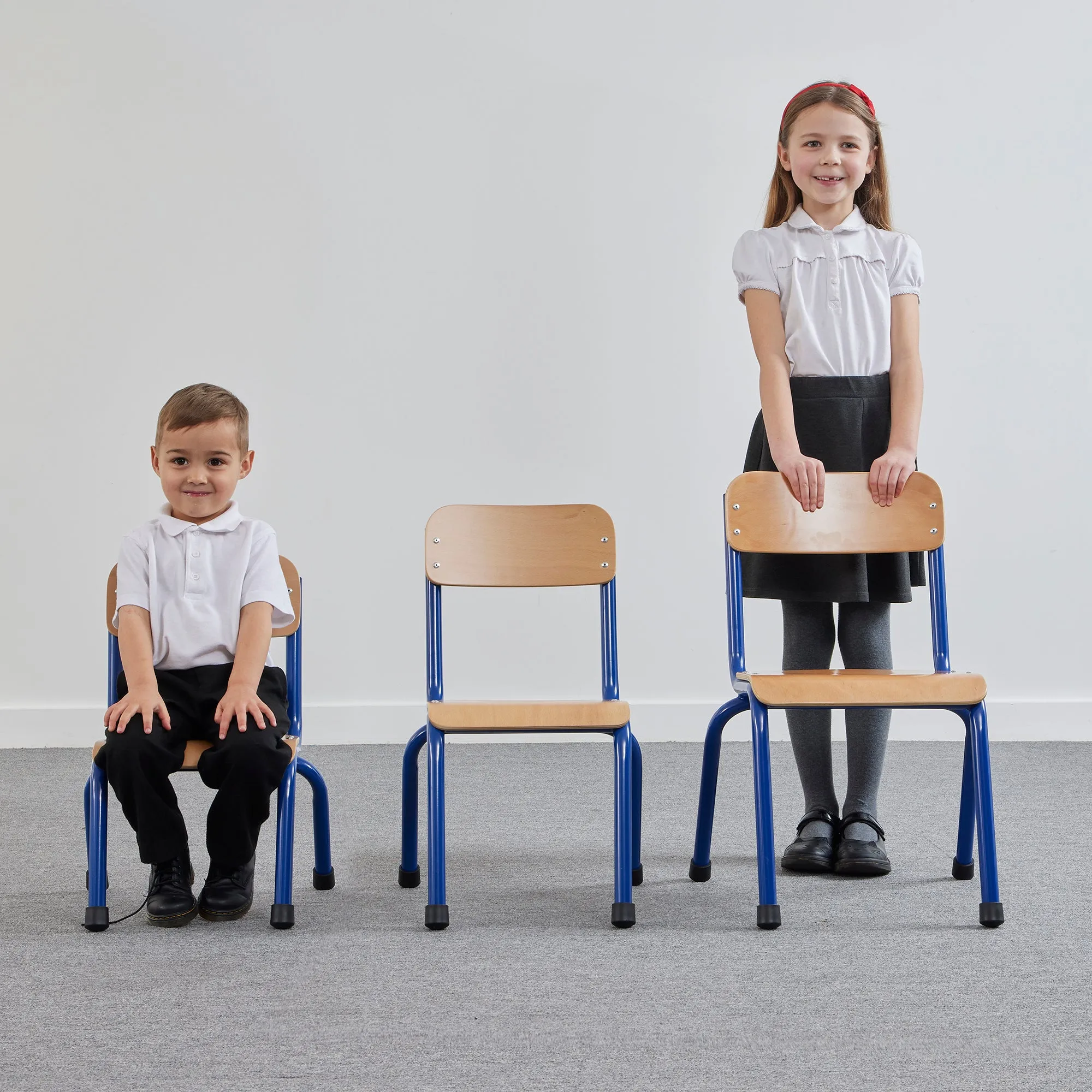 Milan Chair 260mm - Blue pk 4