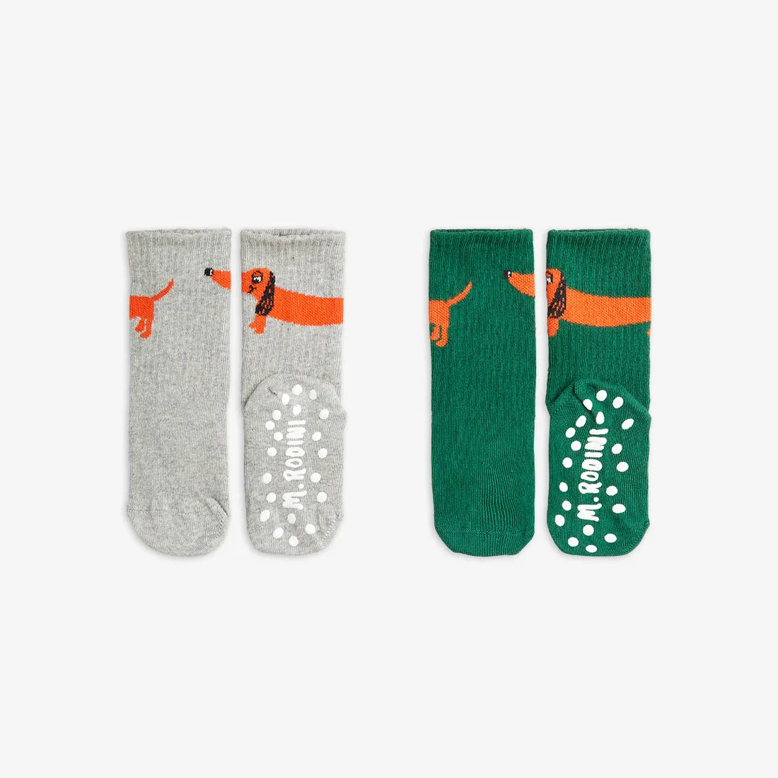 Mini Rodini | Dog 2-pack anti-slip socks