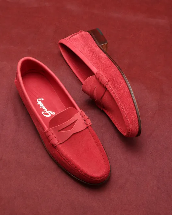 Moccasin 5325 Suede Red