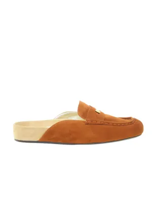 Moccasin mule Flavie cognac leather