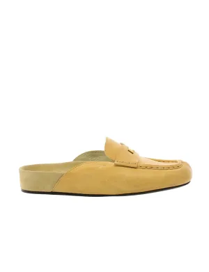 Moccasin mule Flavie natural leather