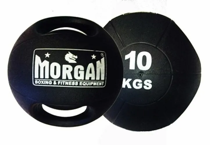 Morgan Double Grip Medicine Ball Set | 5kg   10kg