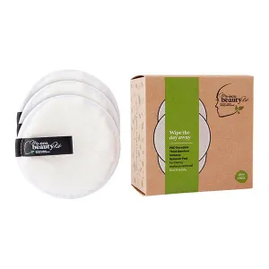 MY ECO BEAUTY KIT - 'PRO' RE-USABLE 'THICK BAMBOO'  MAKEUP REMOVER PAD - For 'Heavy Makeup Removal'  -  'WHITE 3pk'