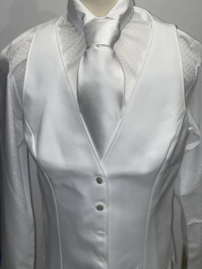 New Ladies White Vest