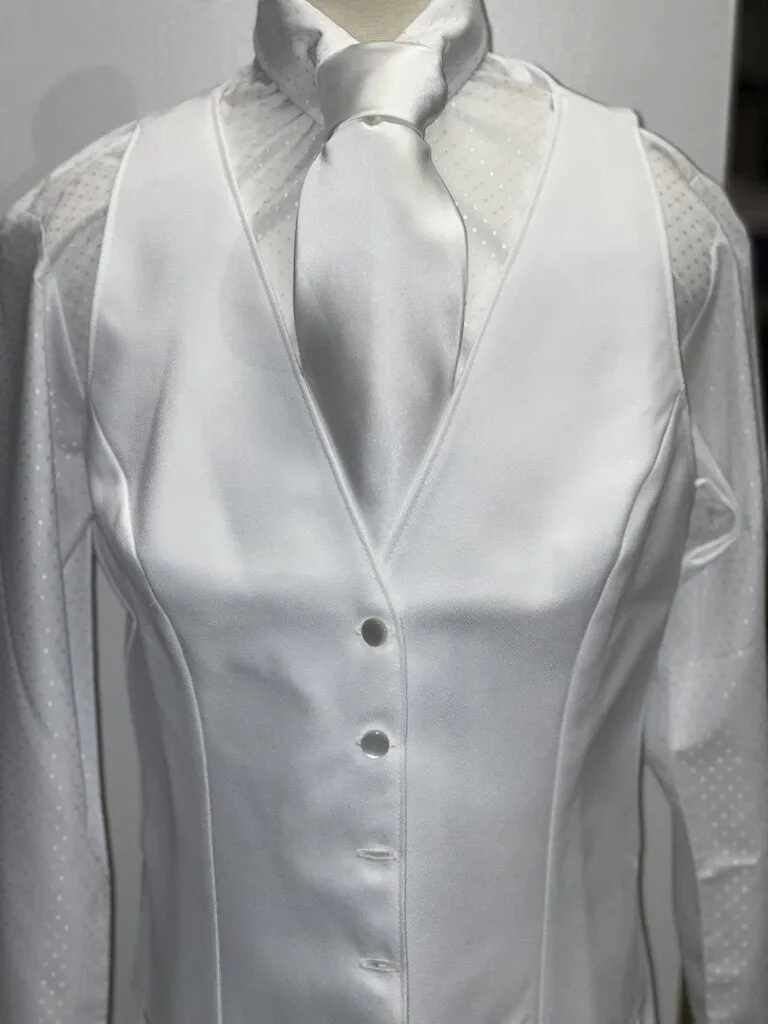 New Ladies White Vest