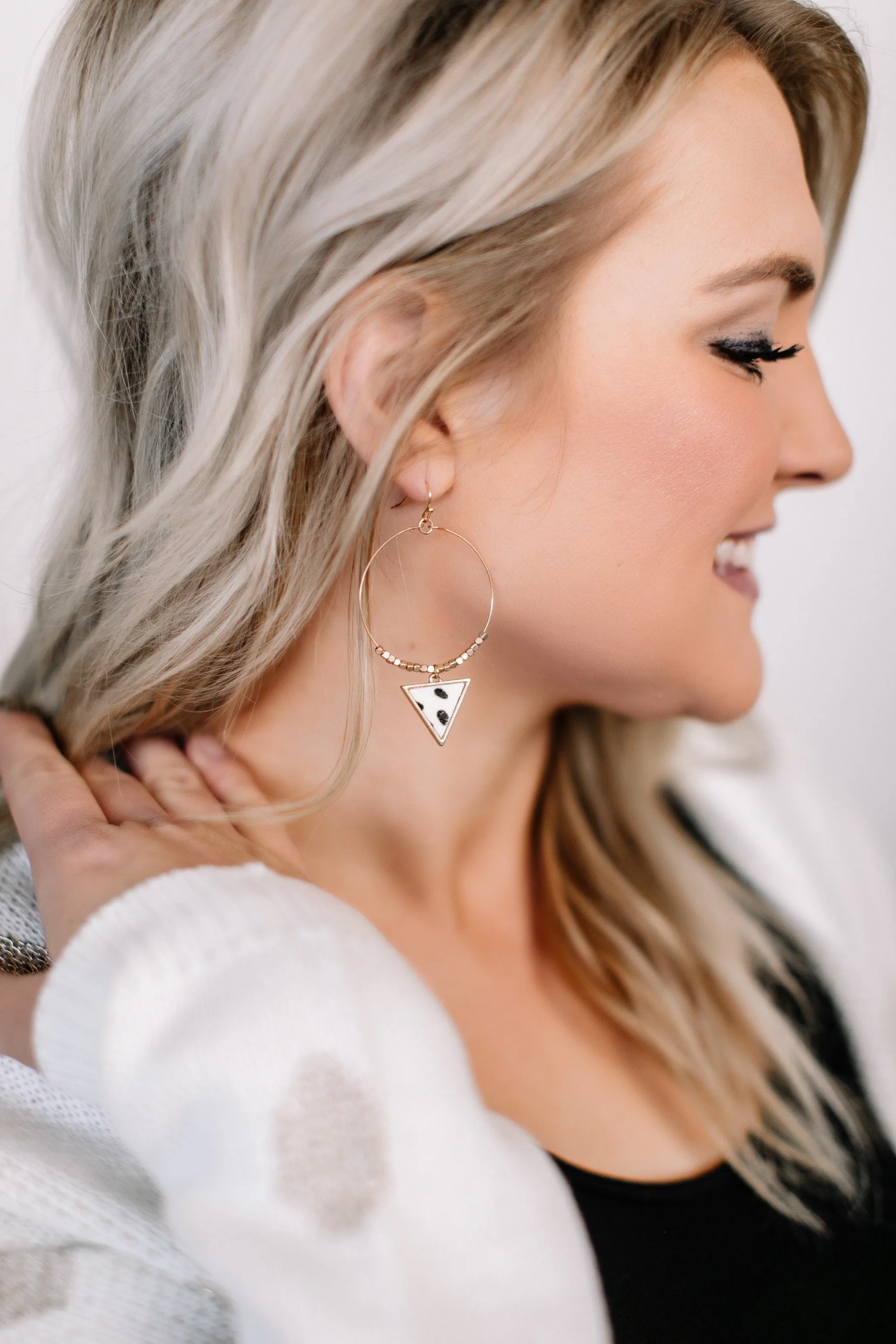 Nothing Holding Me Back Earrings In Cheetah