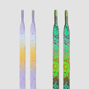 OG Laces 140cm Glow In The Dark Purple