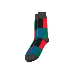 Panel Crew Sock - Red