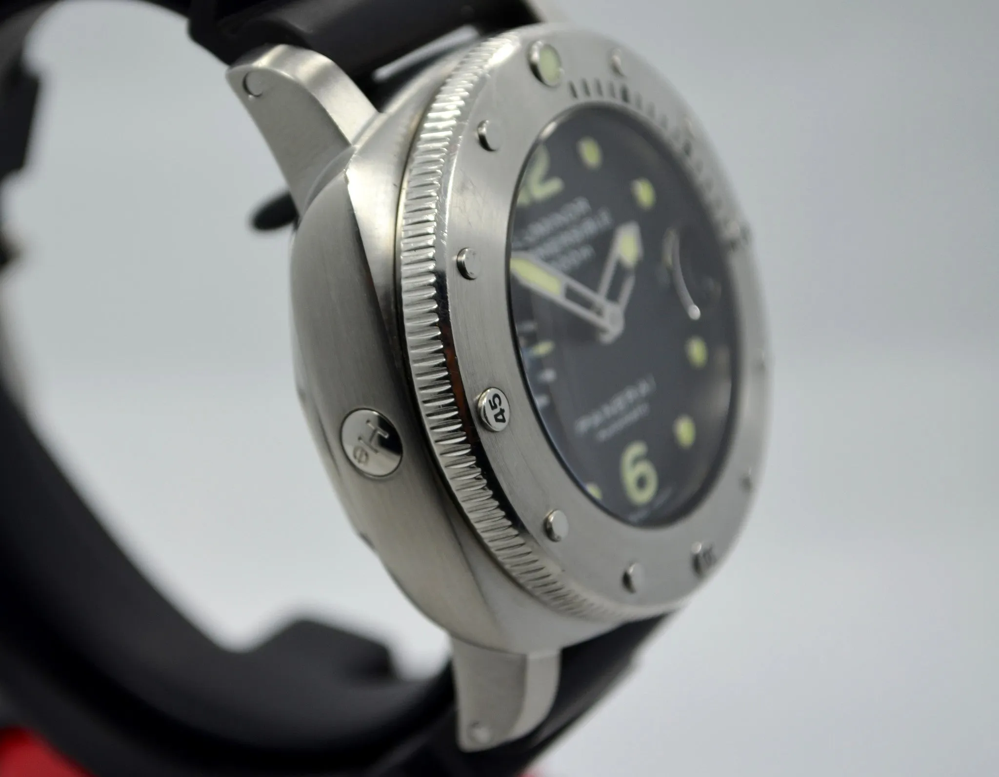 Panerai Luminor Submersible 1000 PAM 243 "K" Steel Auto Wristwatch Box Papers