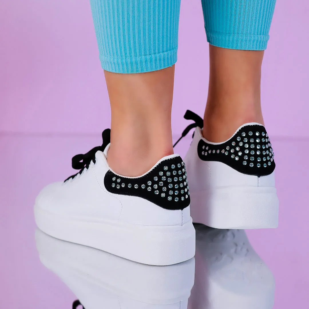 Pantofi sport Salena - White/Black