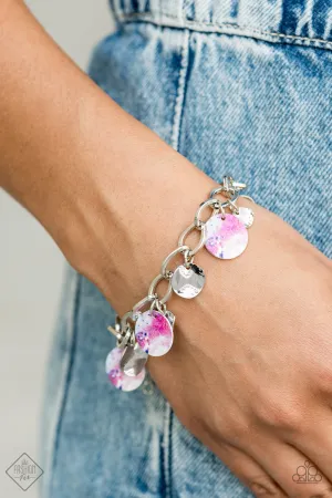 Paparazzi Teasingly Tie Dye - Multi Bracelet