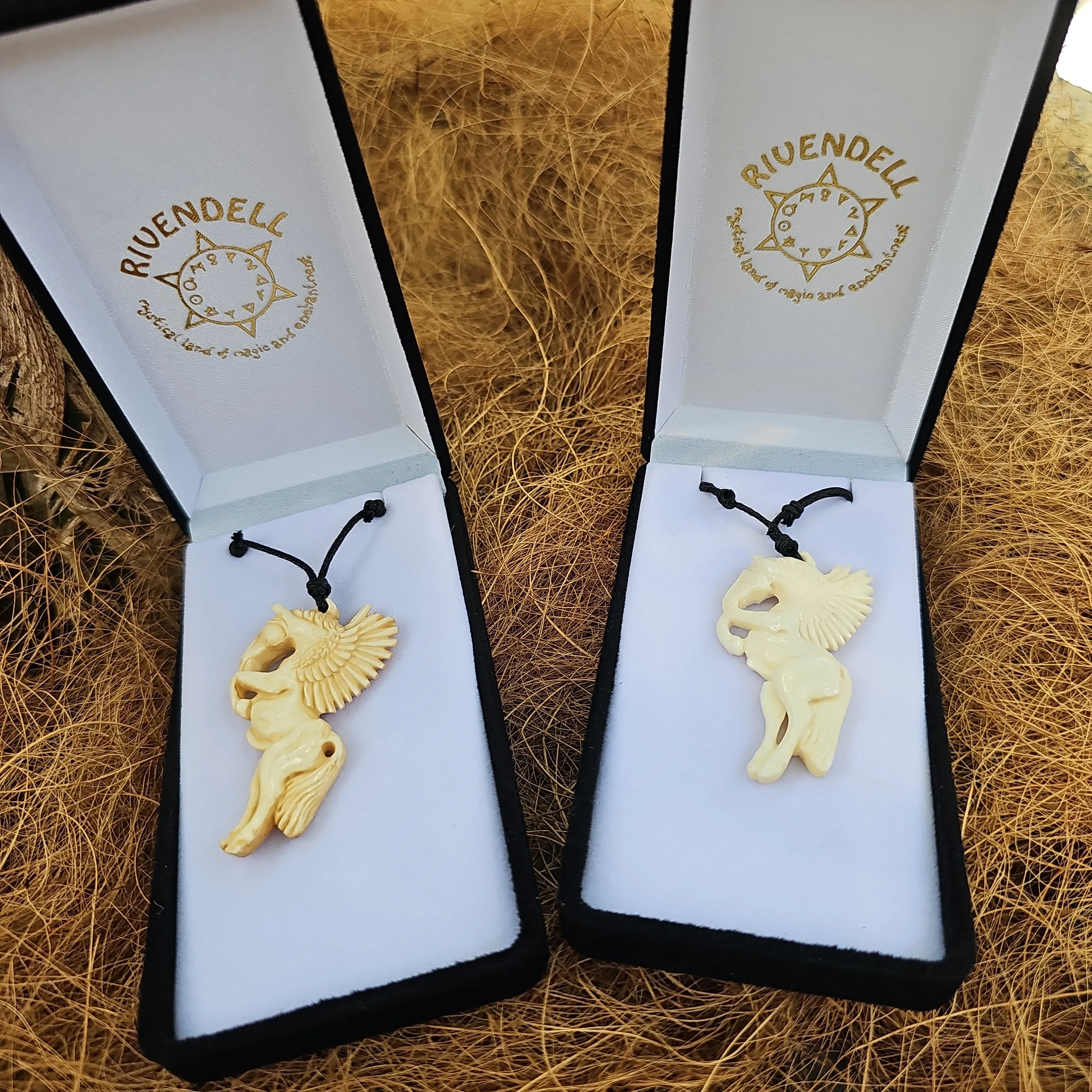 Pegasus Bone Carving