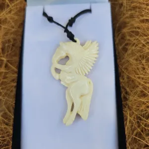Pegasus Bone Carving