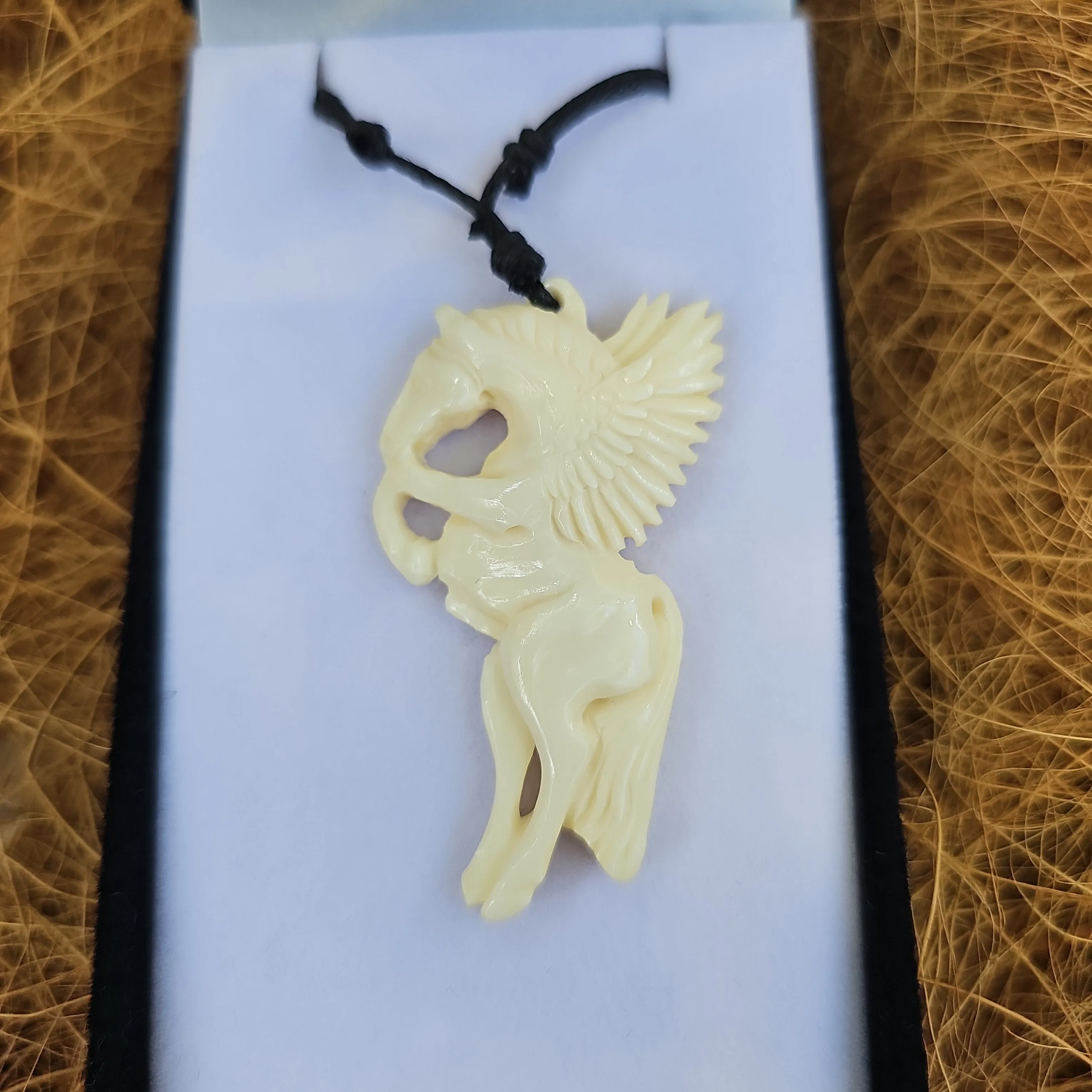 Pegasus Bone Carving