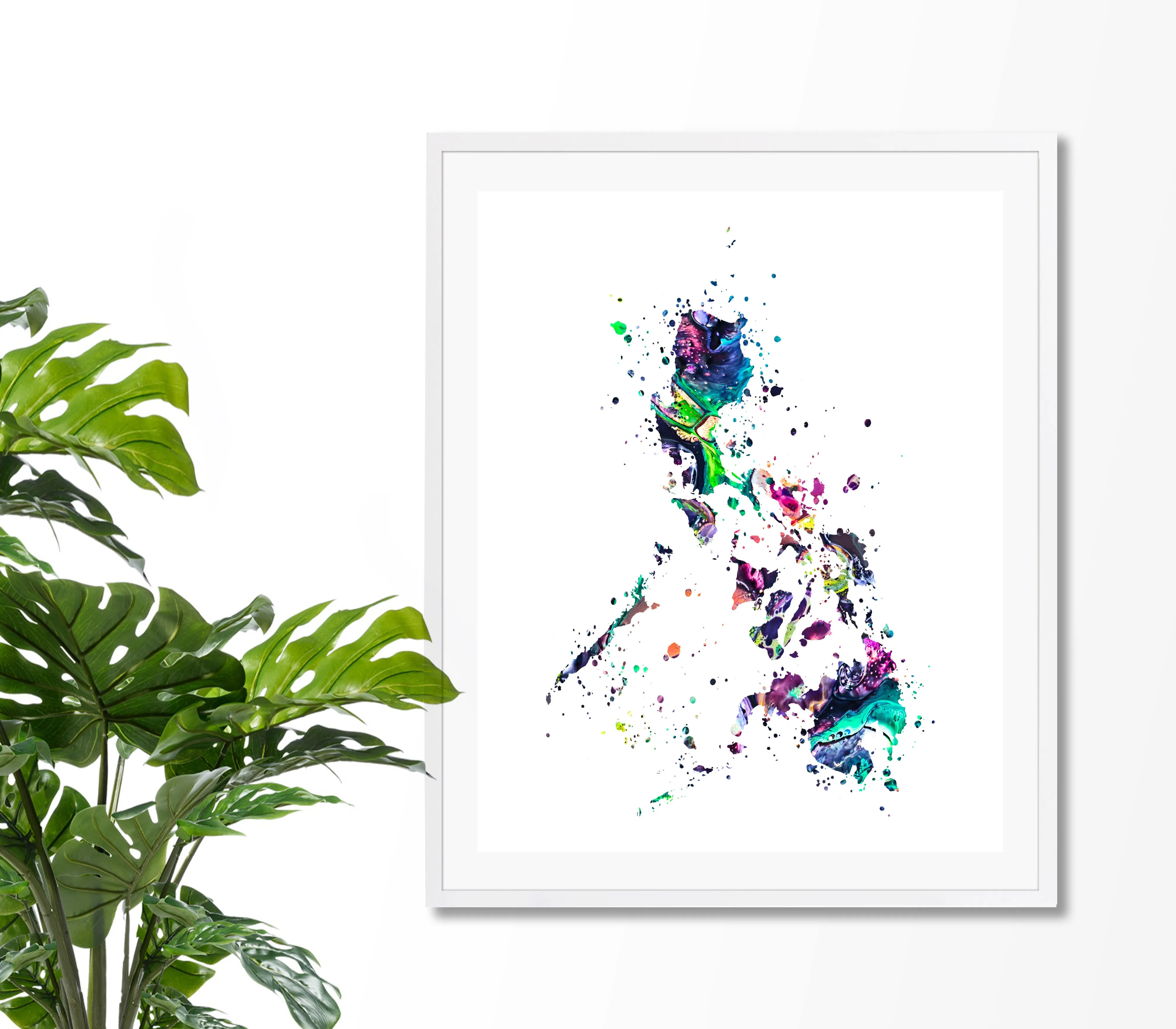 Philippines Map Art Print - Unframed