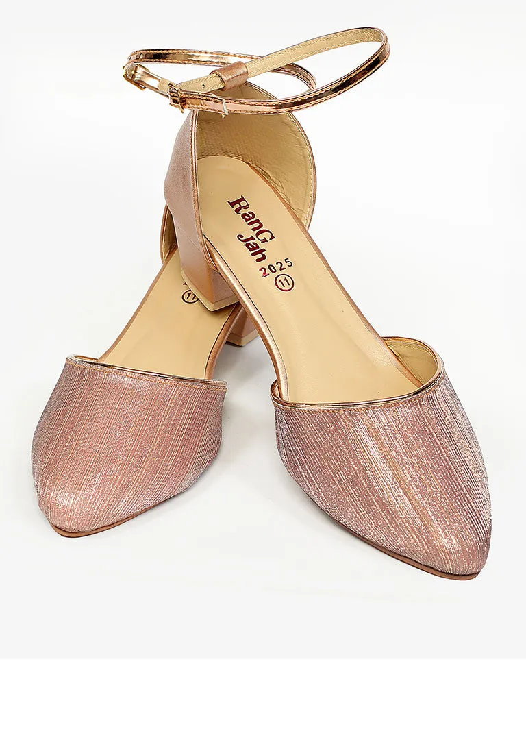Pink Color Back Close Shoe-RS9