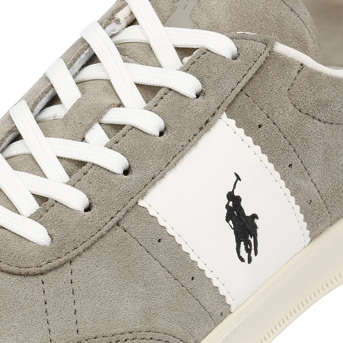 Polo Ralph Lauren Heritage Aera Suede Grey/White Trainers