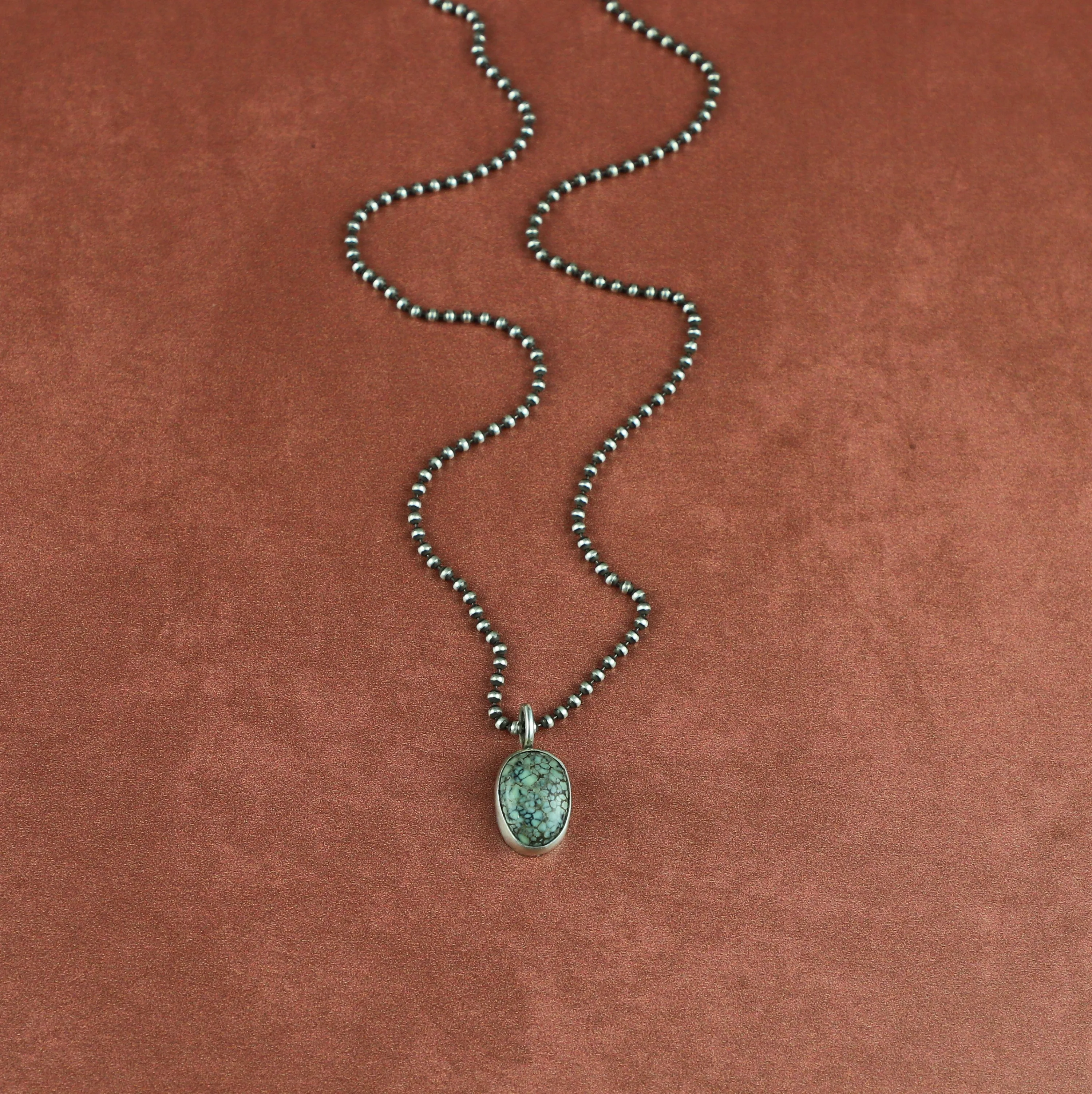 Poseidon Variscite Layering Necklace No.3
