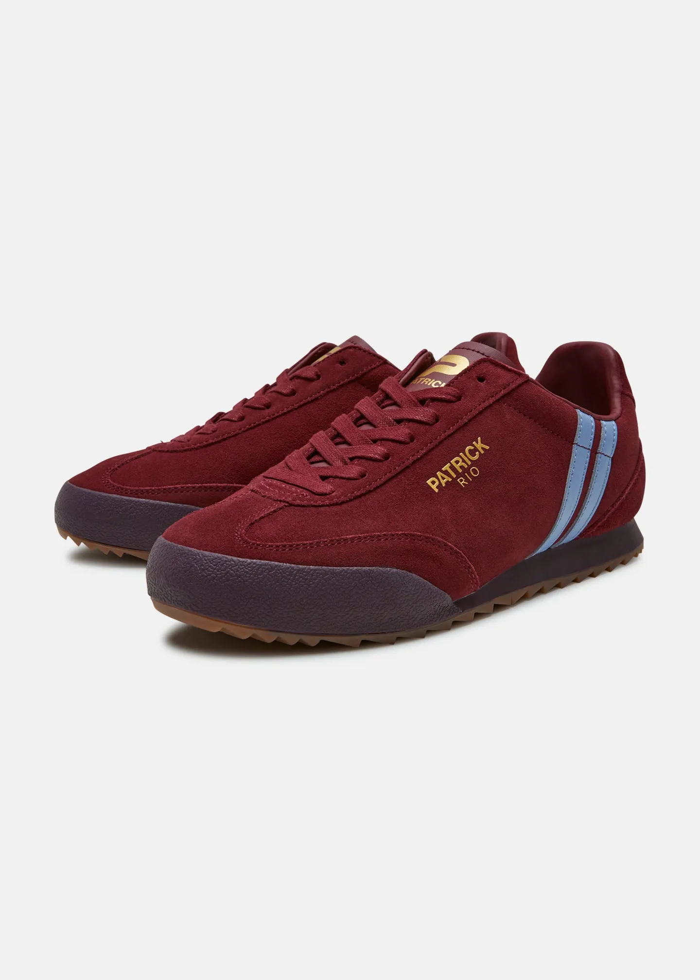 Rio Trainer - Burgundy/Sky Blue