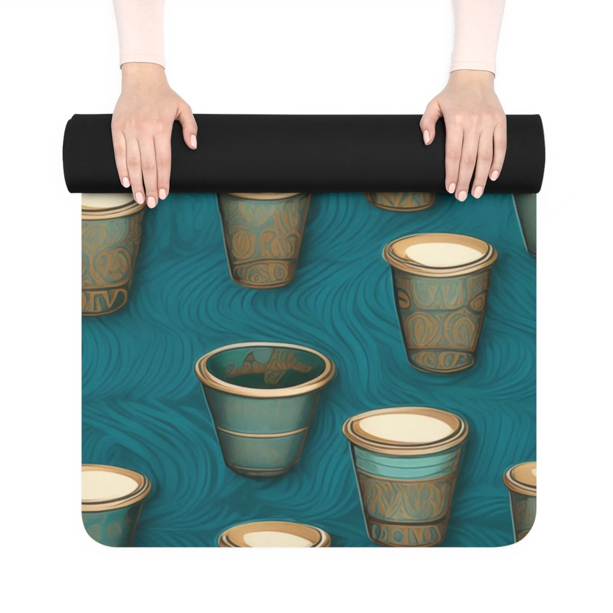 Rubber Yoga Mat- Sabina Bhujangasana Takeaway