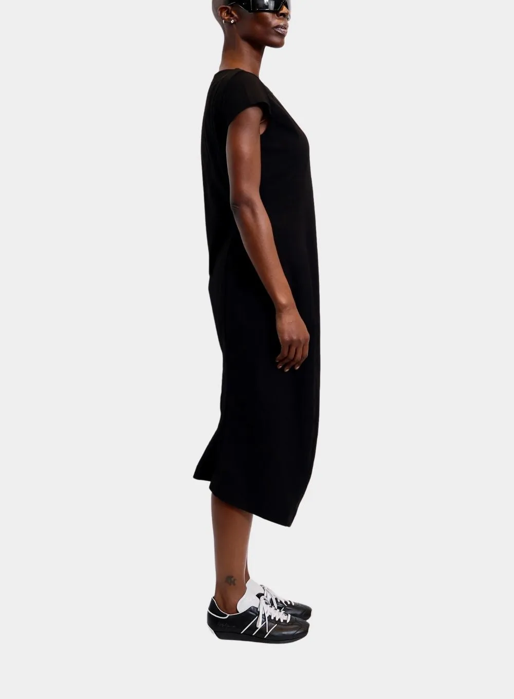 RUNDHOLZ | Black Midi Dress