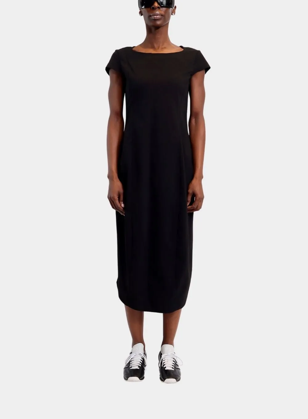 RUNDHOLZ | Black Midi Dress